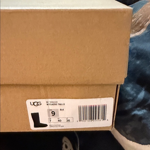 UGG Black Suede Boots with Patterned Soles - Picture 4 of 5